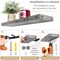Sorbus Floating Shelves 3 Pack, 24-Inch Wall Mounted Shelves for Wall Decor and Storage with Invisible Brackets